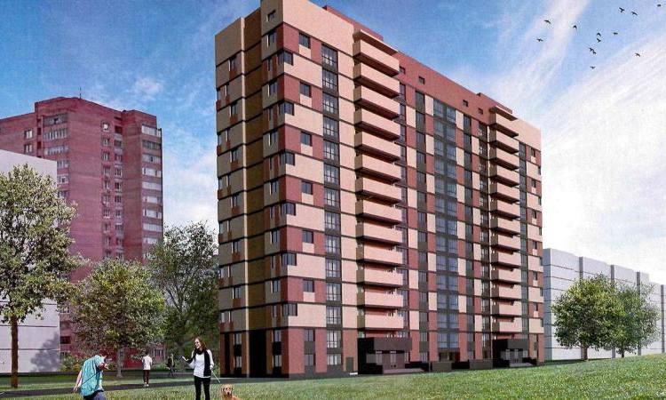 Жилой дом в микрорайоне Солнечный